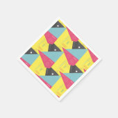 Retro 80's Style Paper Napkins Servet (Hoek)