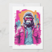 Retro 80's Sweet 16 Verjaardagsfeest Kaart (Achterkant)