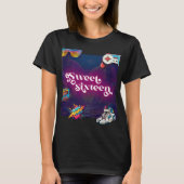 Retro 80's Sweet 16 Verjaardagsfeest T-shirt (Voorkant)