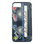 Retro 80s T3 Cassette Audiotape iPhone Case (Achterkant)
