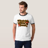 Retro 80's Talkin 'Bout T-Shirts' T-shirt (Voorkant volledig)
