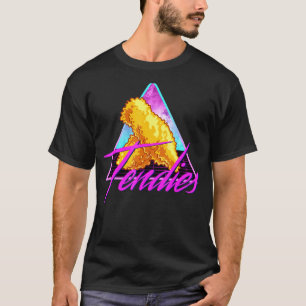 Retro 80s Vaporwave Kippen Tendies Dank Meme T-shirt