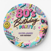 Retro 80s Verjaardag