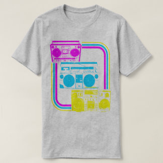 Retro 80s Vintage Boombox Radio T-shirt