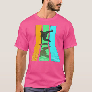 Retro 80S Vintage Stijl Parkour T-shirt