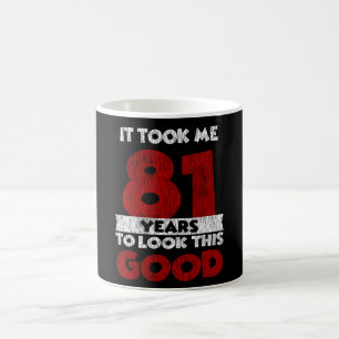 Retro 81 Jaar Oud Funny 81e Verjaardagscadeau Koffiemok