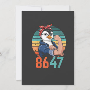 Retro 8647 Is Het Al 2028 Anti Trump Pinguïn  Aankondiging