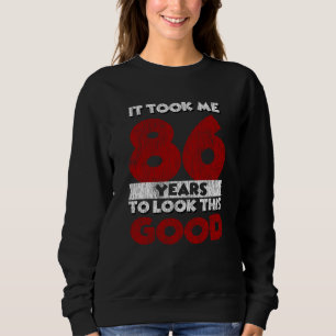 Retro 86 Jaar Oud Funny 86e Verjaardagscadeau Trui