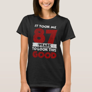 Retro 87 Jaar Oud Funny 87e Verjaardagscadeau T-shirt