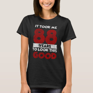 Retro 88 Jaar Oud Grappig 88e Verjaardagscadeau T-shirt