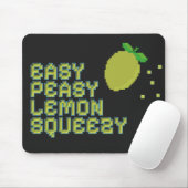 Retro 8-Bit Lemon Squeezy Gaming Muismat - Grappig (Met muis)