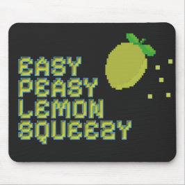 Retro 8-Bit Lemon Squeezy Gaming Muismat - Grappig