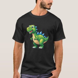 Retro 8 Bit T Rex Pixel Art  Gamer Dinosaur T-shirt