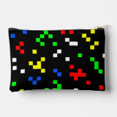 Retro 8 Bit Video Game Graphics Pattern Etui (Achterkant)