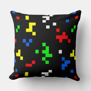 Retro 8-bits videographicspatroon kussen