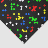 Retro 8-bits videographicspatroon tissuepapier (Detail)