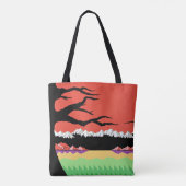 Retro 8-bits videospel Geïnspireerde Canvas tas (Achterkant)