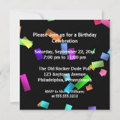 Retro 8-Track 50th Birthday Kaart (Achterkant)