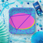 Retro 90 de Borden van de Partij Papieren Bordje (Feest)