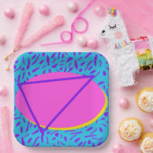 Retro 90 de Borden van de Partij Papieren Bordje (Feest)