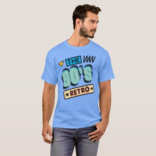 Retro 90 T-shirt (Voorkant volledig)