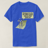 Retro 90s00s Microsoft Clippy Misschien is het de T-shirt (Design voorkant)