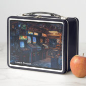 Retro 90s 80s  Arcade Tin Lunchbox (In situ)