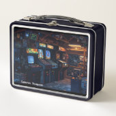 Retro 90s 80s  Arcade Tin Lunchbox (Voorkant)