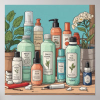 Retro 90s Anime Huidverzorging Esthetische Kunst