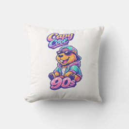 Retro 90s Capy Coole Capybara Worpillow Kussen
