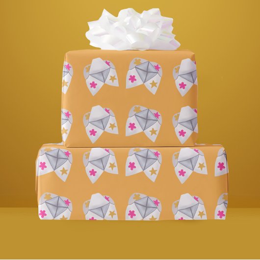 Retro 90's Cootie Catcher Cadeaupapier