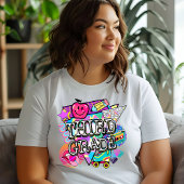 Retro 90's derdeklas leraar Tshirt