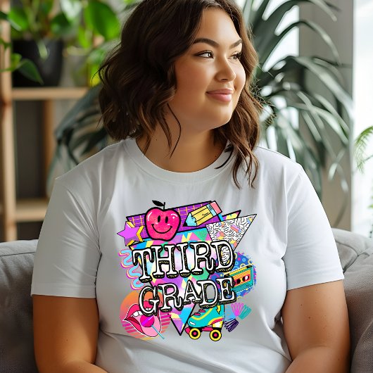 Retro 90's derdeklas leraar Tshirt