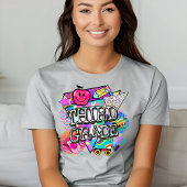 Retro 90's derdeklas leraar Tshirt