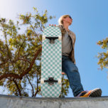 Retro 90s Gecontroleerde Checkerboard van het Patr Persoonlijk Skateboard<br><div class="desc">Draai Gecontroleerde Patroonretro 90s Checkerboard Skateboard</div>