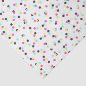 Retro 90's geïnspireerde kleurrijke pooldots tissuepapier (Detail)