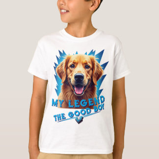 Retro 90s Golden Retriever Mascotte Gepersonalisee T-shirt