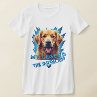 Retro 90s Golden Retriever Mascotte Gepersonalisee T-shirt