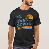 Retro 90's Golf van Amerika 2025 Amerikaanse vlag  T-shirt (Voorkant)