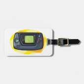 Retro 90s Handheld Game Console Gamer Bagagelabel (Voorkant horizontaal)