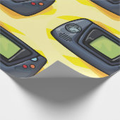 Retro 90s Handheld Game Console Gamer Cadeaupapier (Hoek)