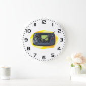 Retro 90s Handheld Game Console Gamer Grote Klok (Huis)