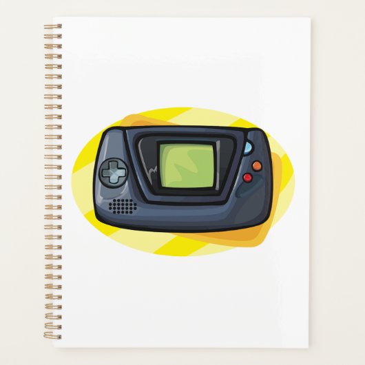 Retro 90s Handheld Game Console Gamer Planner (Voorkant)