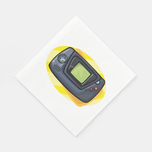 Retro 90s Handheld Game Console Gamer Servet (Hoek)