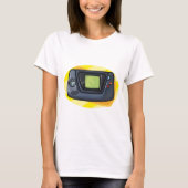 Retro 90s Handheld Game Console Gamer T-shirt (Voorkant)