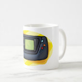Retro 90s Handheld Gameconsole Gamer Koffiemok (Voorkant rechts)