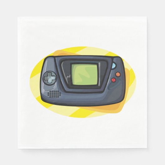 Retro 90s Handheld Gameconsole Gamer Servet (Voorkant)