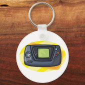Retro 90s Handheld Gameconsole Gamer Sleutelhanger (Achterkant)