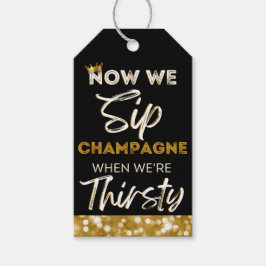 Retro 90's Hip Hop Baby shower|Birthday Champagne Cadeaulabel