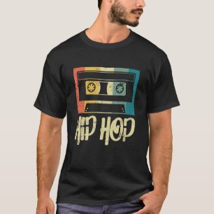Retro 90s Hip Hop Music Cassette  Cassette T-shirt